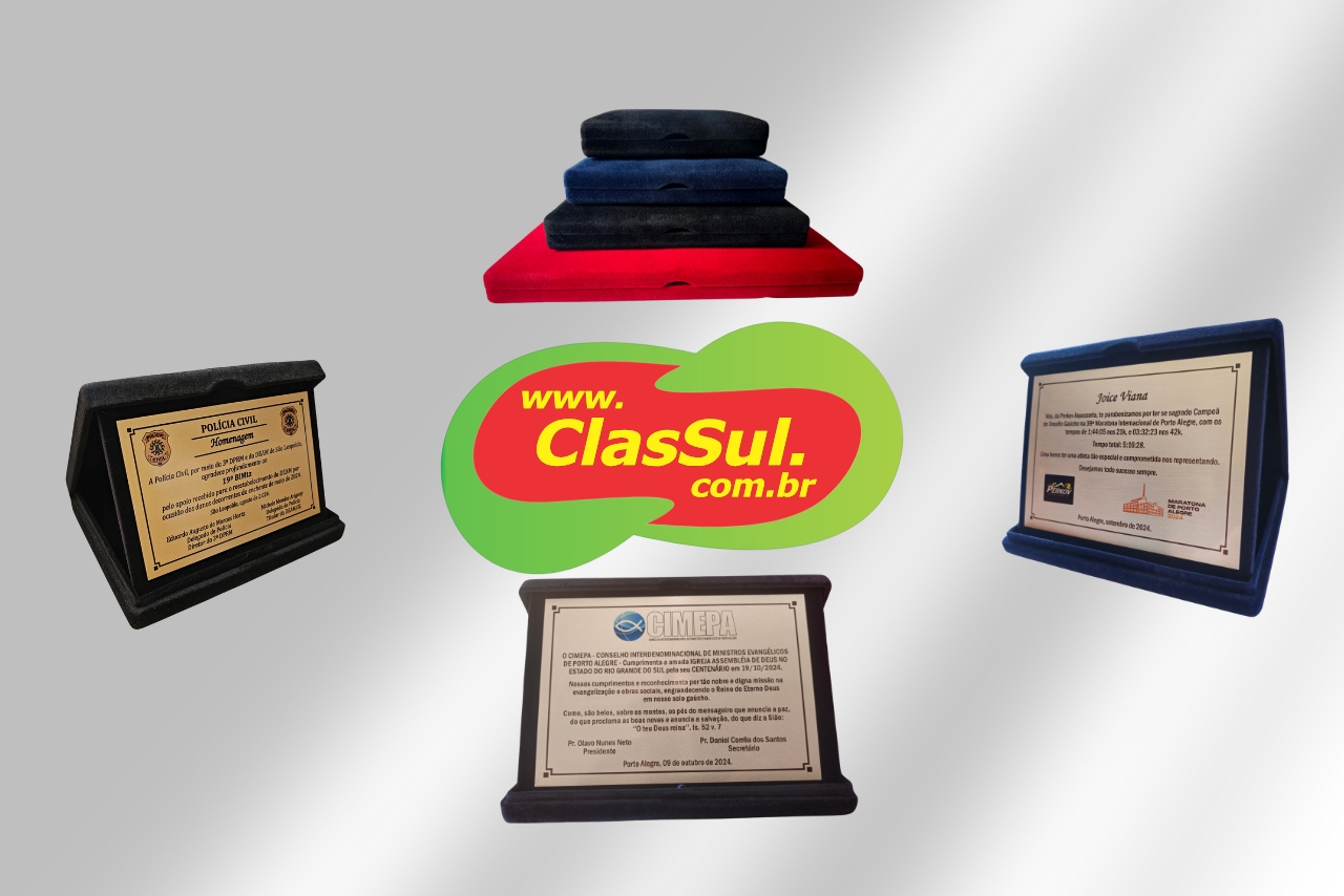 Produtos Classul - Placas e estojos de qualidade desde 1971